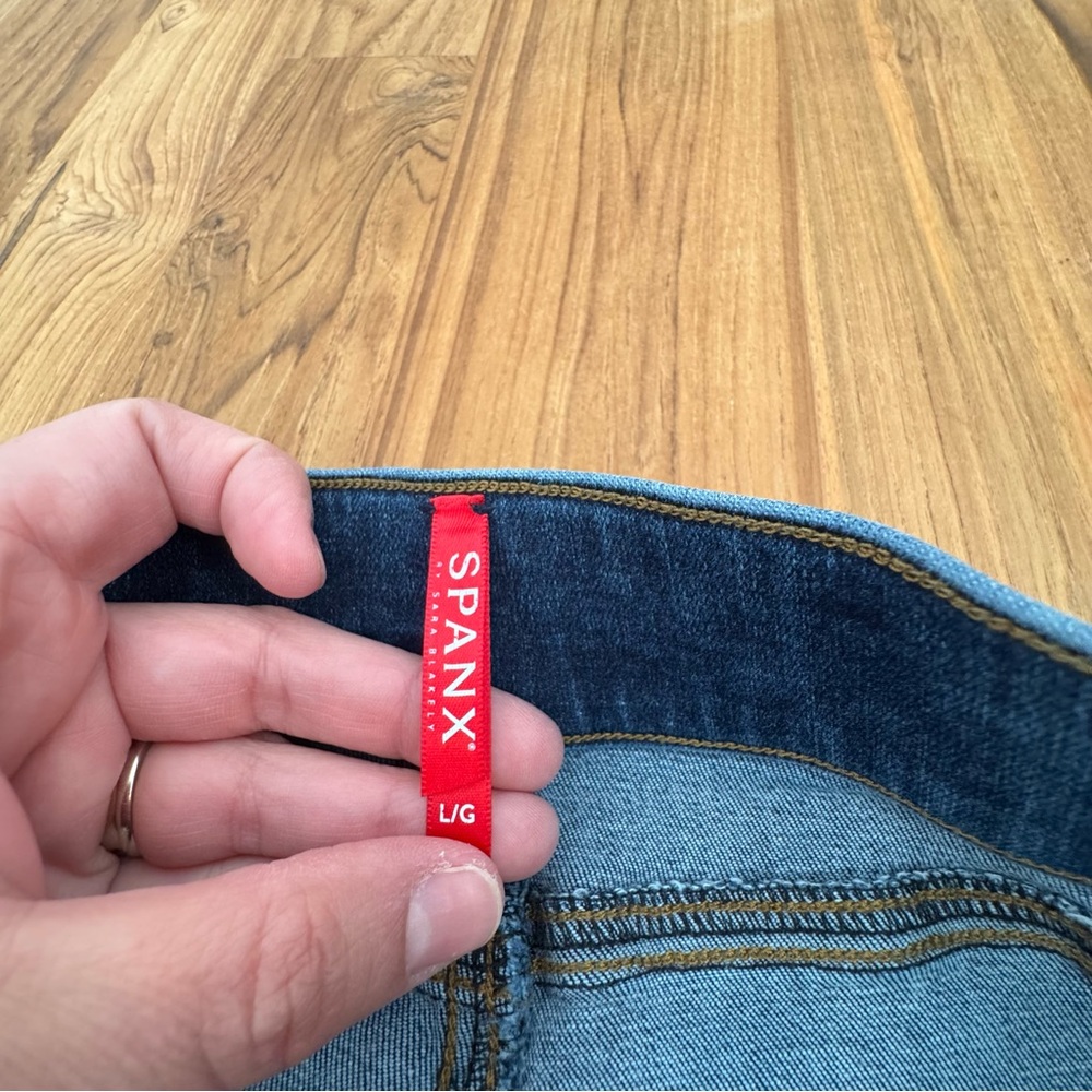 SPANX Dark Wash Blue Jeggings - Picture 13 of 15